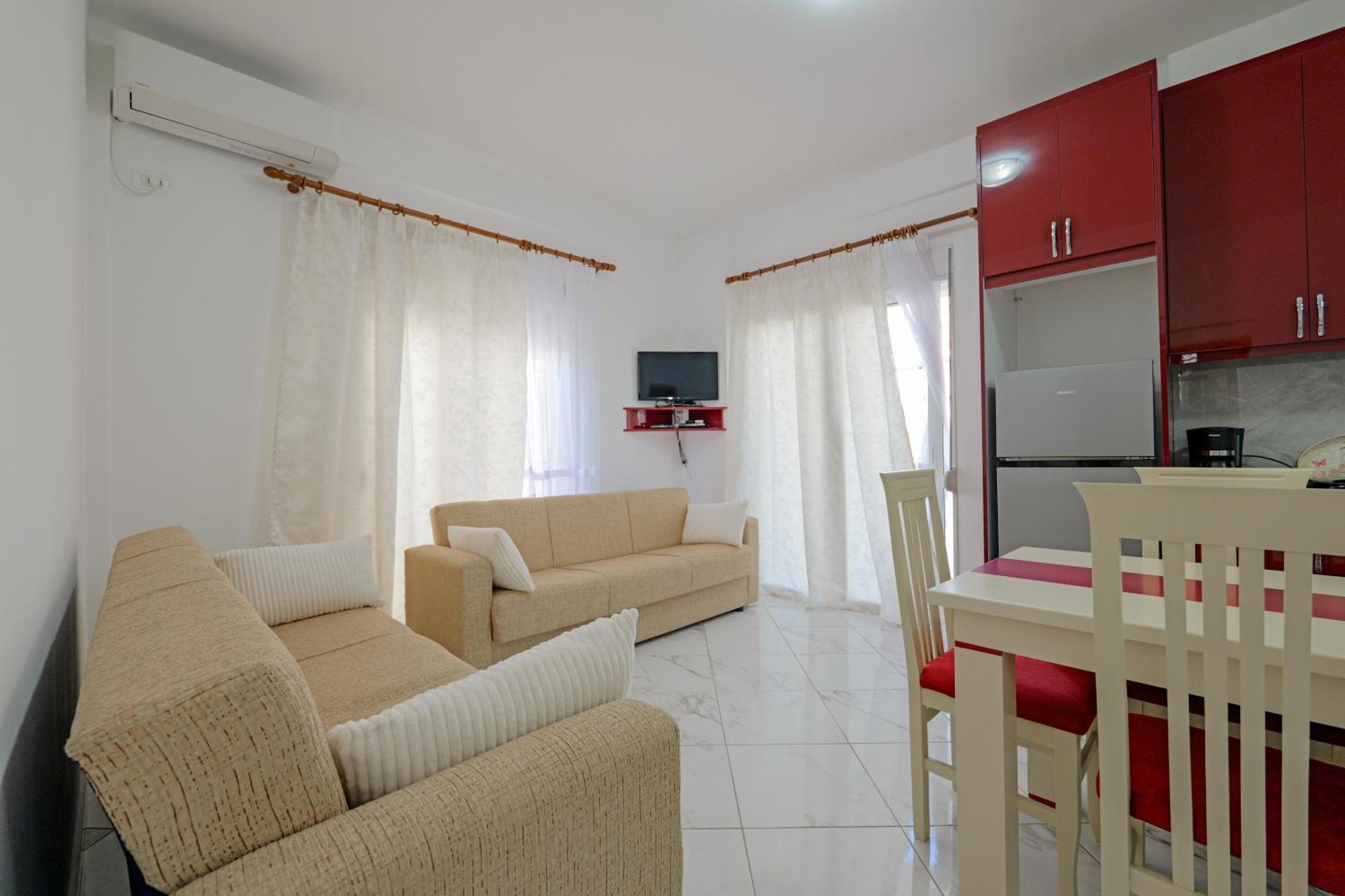 Valentina Apartment 1 Sarande Bagian luar foto