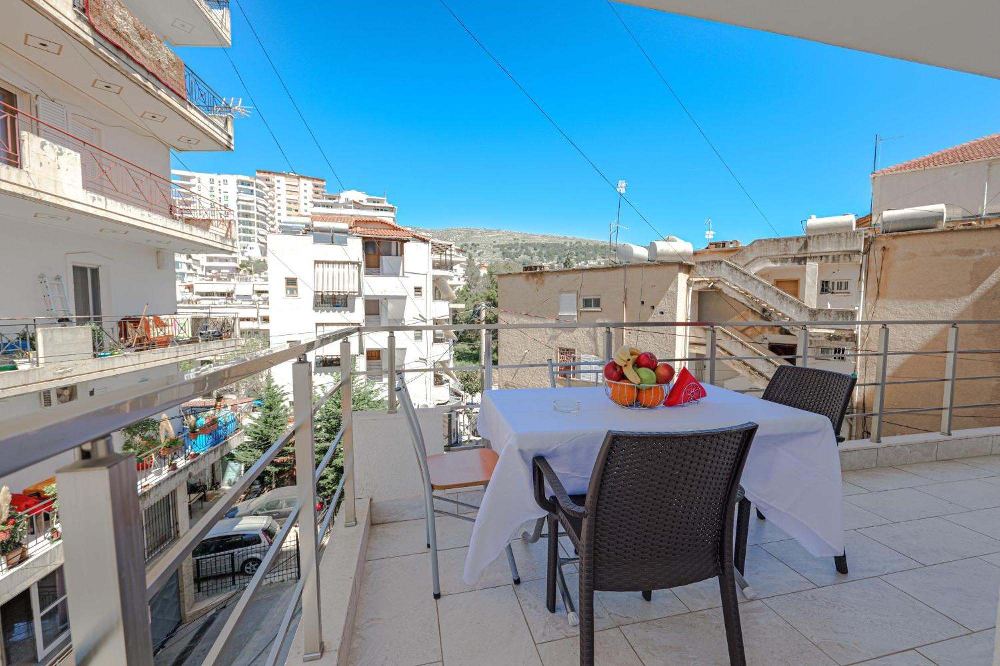Valentina Apartment 1 Sarande Bagian luar foto